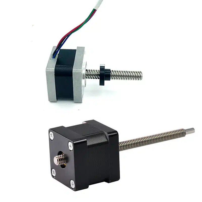 Nema 17 Stepper Motor Linear Actuator For Security Camera - Custom DC ...