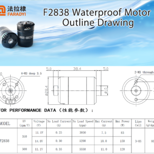 f2838 motors specification