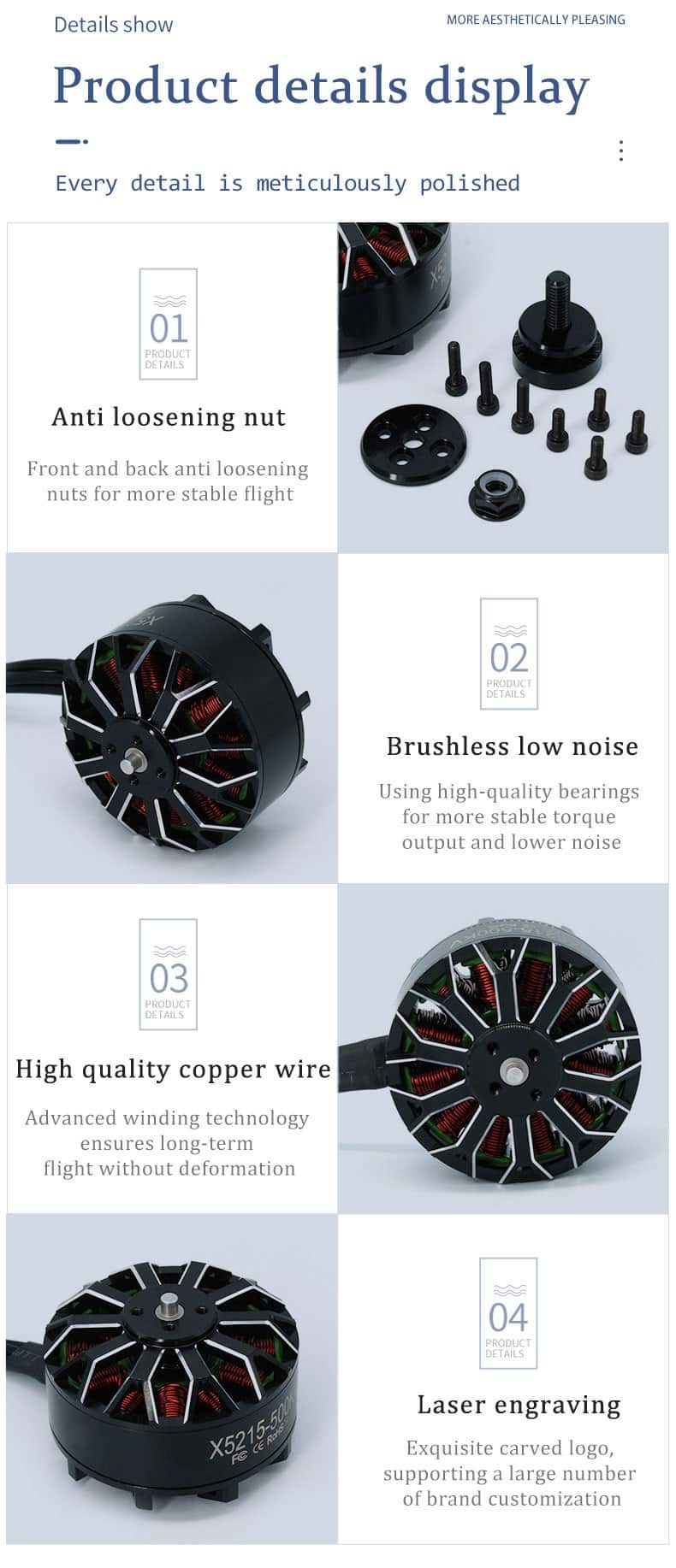 X5215 FPV Motor Details 