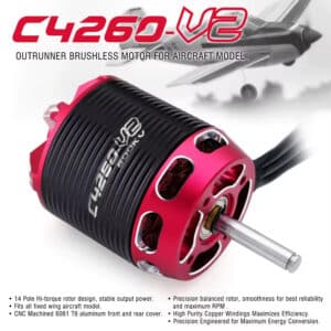 Motor C4260-V2 BLDC para aeronaves RC