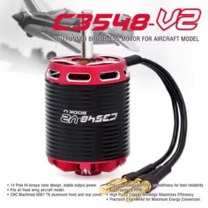 Motor sem escova C3548-V2 Outrunner RC