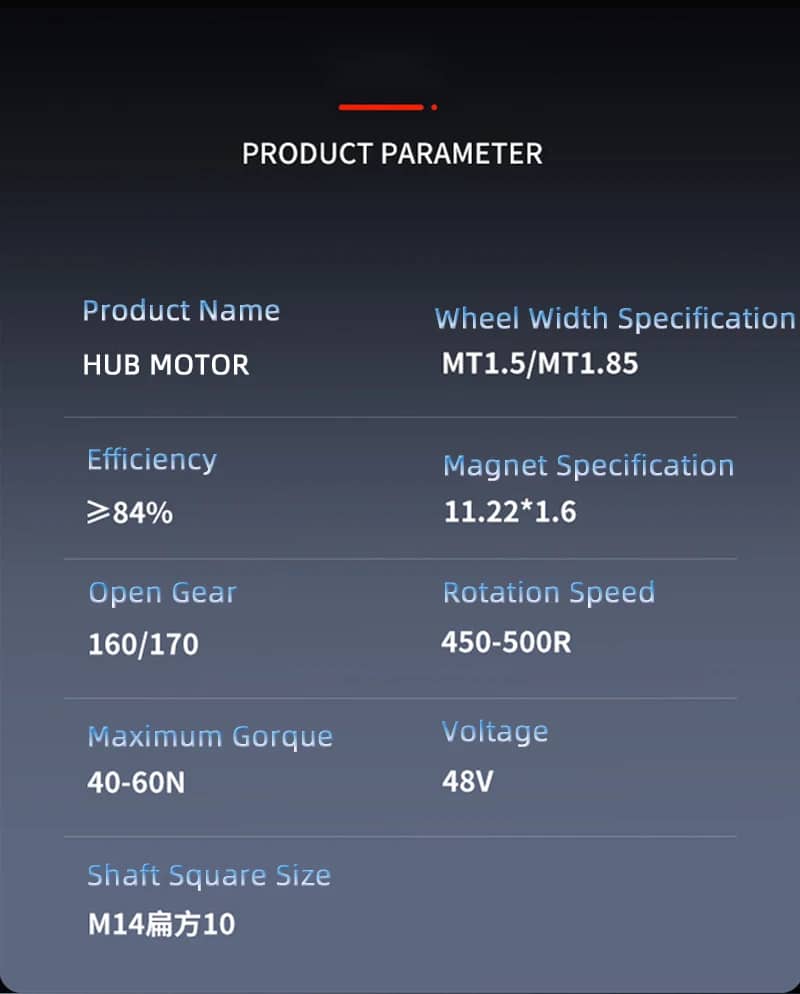 specification motor