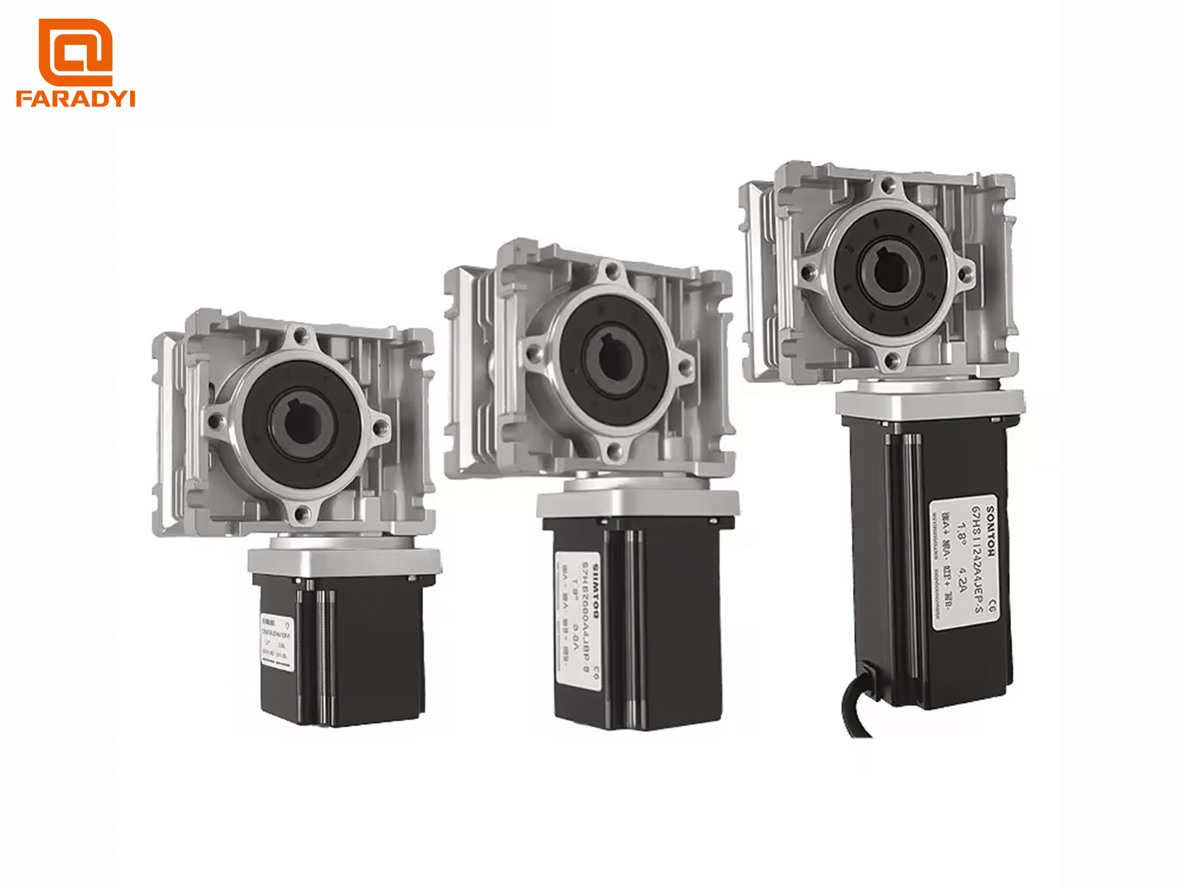 Stepper Motor with worm gear