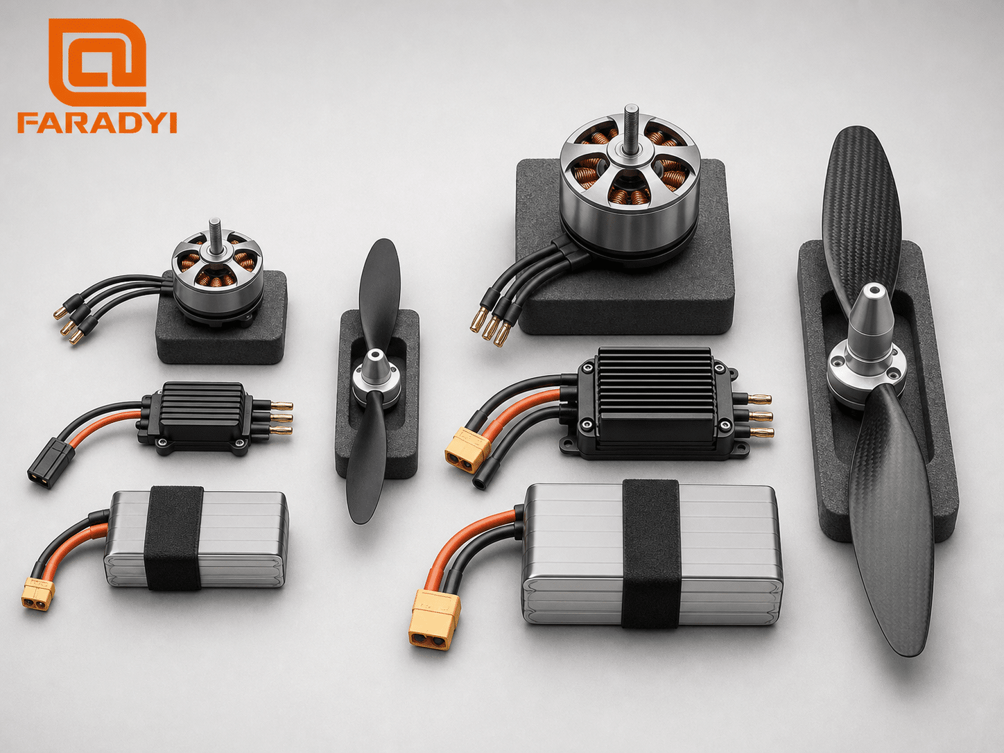 Brushless motor Kv selection with different motors, ESCs, batteries, and propeller sizes